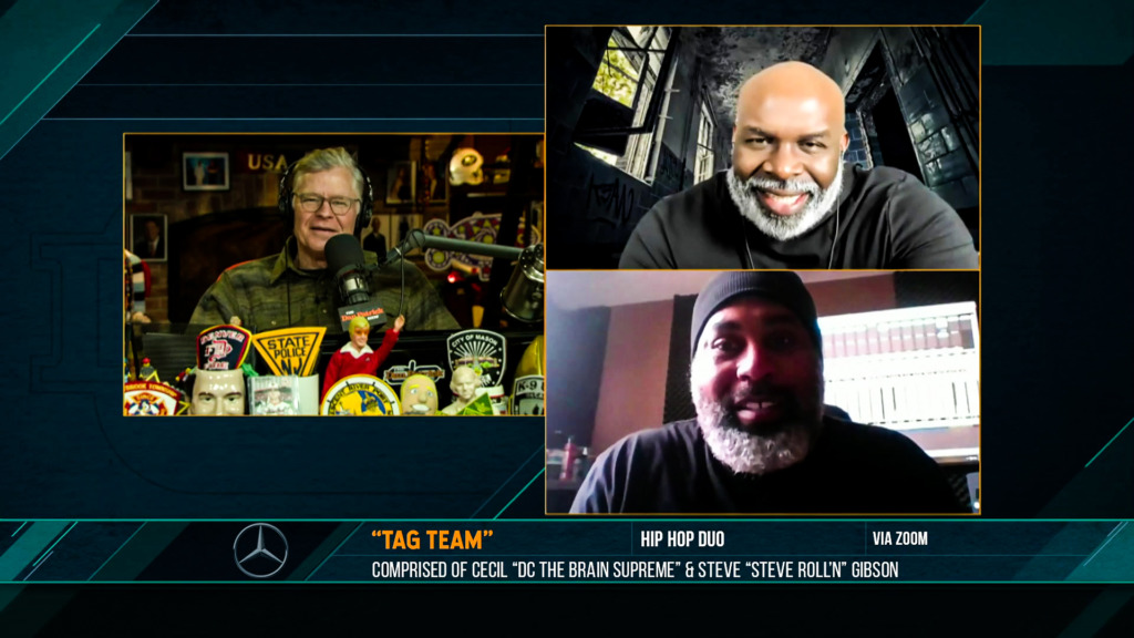 Tag Team Group members DC Glenn and Steve Rolln GEICO appearance on the Dan Patrick show